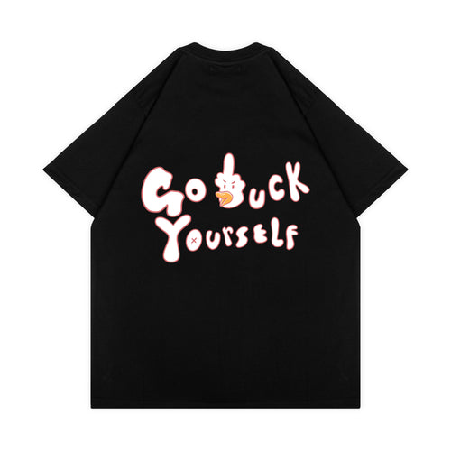 DUCK YOURSELF T-SHIRT // BLACK