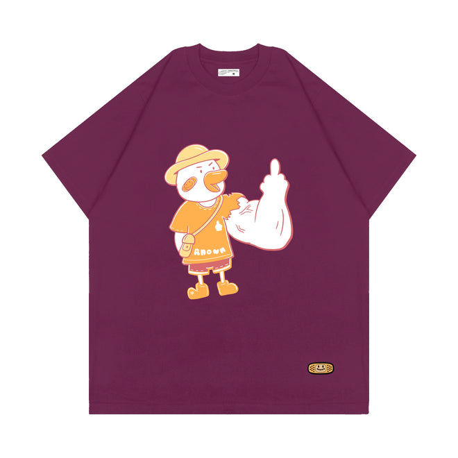 DUCK YOURSELF T-SHIRT // MAGENTA