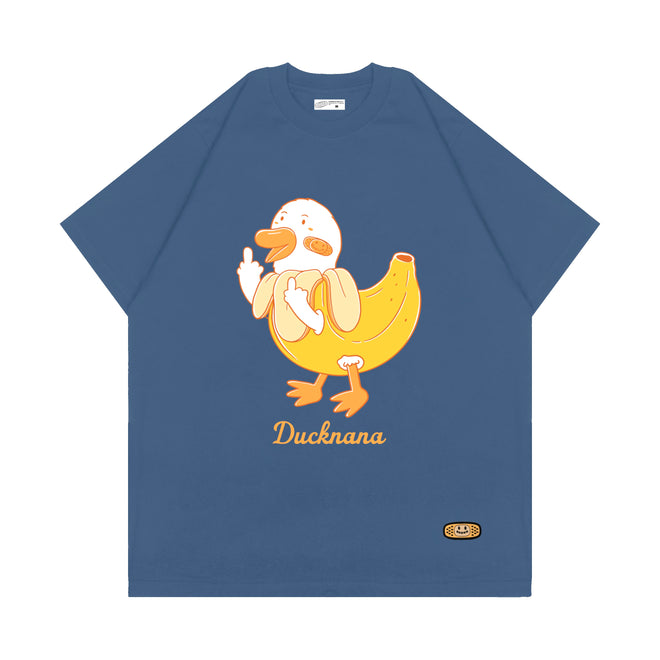 DUCKNANA T-SHIRT // DENIM BLUE