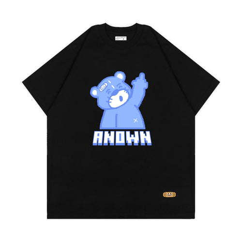 PIXEL BEAR T-SHIRT // BLACK