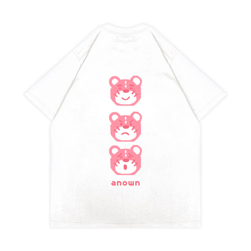 PIXEL BEAR T-SHIRT // WHITE