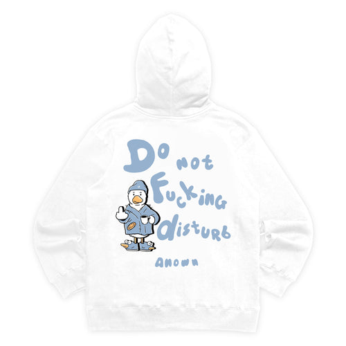 DO NOT DISTURB HOODIE // WHITE