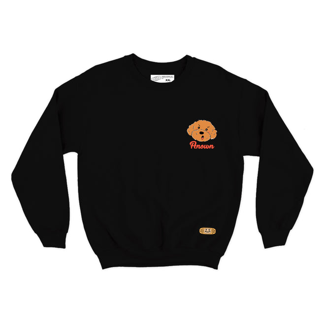 ANGRY POODLE SWEATER // BLACK