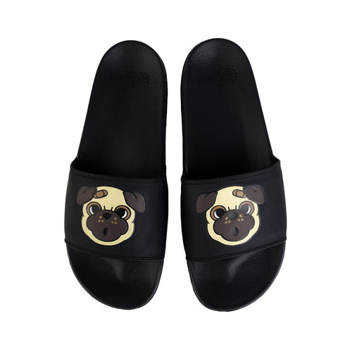 PUG FACE SLIDES // BLACK