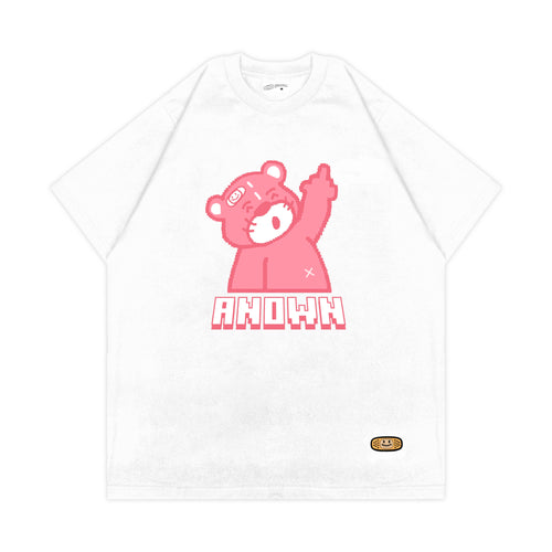 PIXEL BEAR T-SHIRT // WHITE