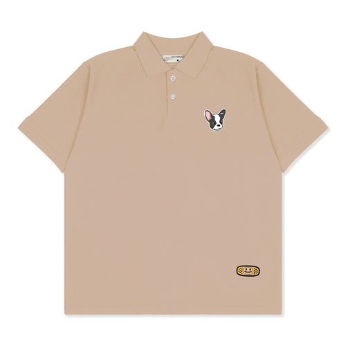 FREENCHIE HEAD POLO // LIGHT BROWN