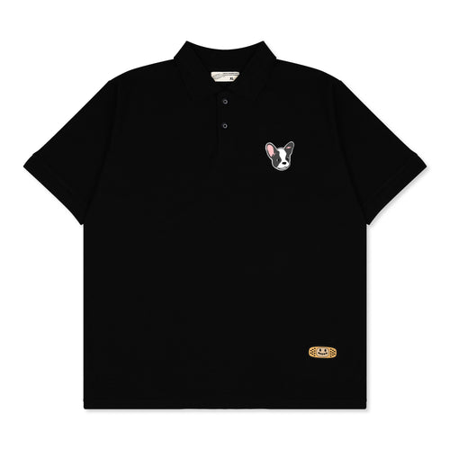 FREENCHIE HEAD POLO // BLACK