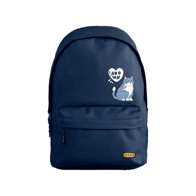 CAT HEART BACKPACK // DARK BLUE