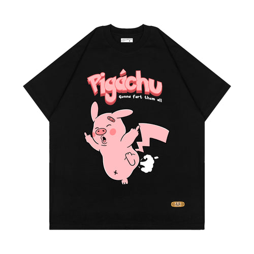 PIGACHU T-SHIRT // BLACK