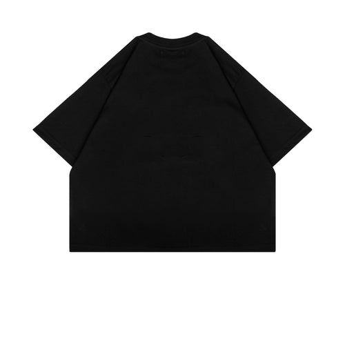 LOVE STORY CROPPED T-SHIRT // BLACK