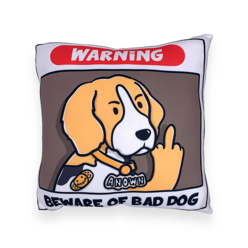 WARNING BAD DOG // CUSHION