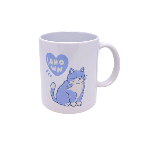 SAD CAT MUG // WHITE