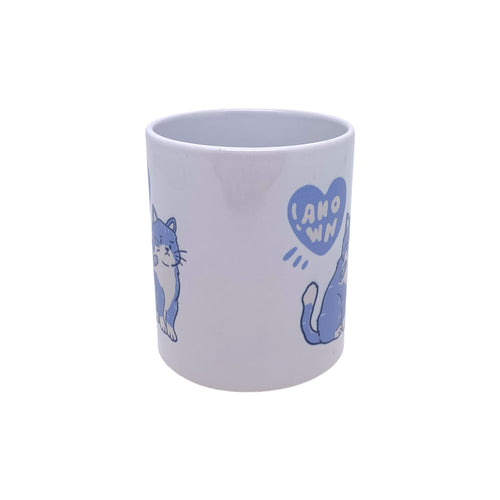 SAD CAT MUG // WHITE