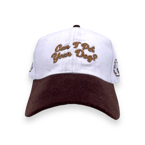 PET YOUR DOG CAP // WHITE CREAM