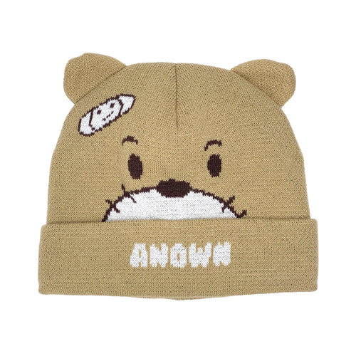 BEAR BEANIE // BROWN