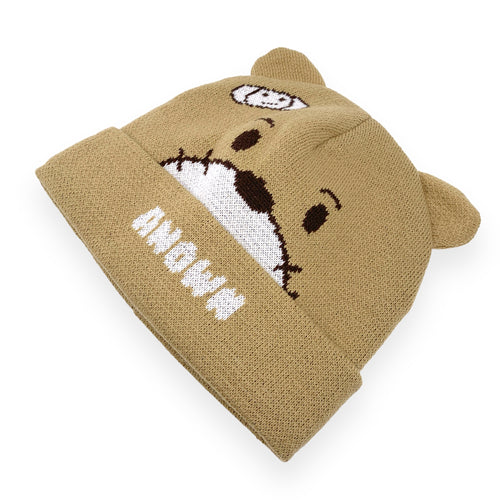 BEAR BEANIE // BROWN