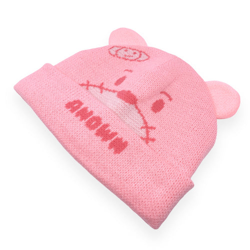 BEAR BEANIE // PINK