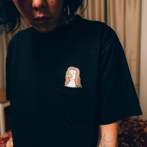 DUCKYMONA T-SHIRT // BLACK