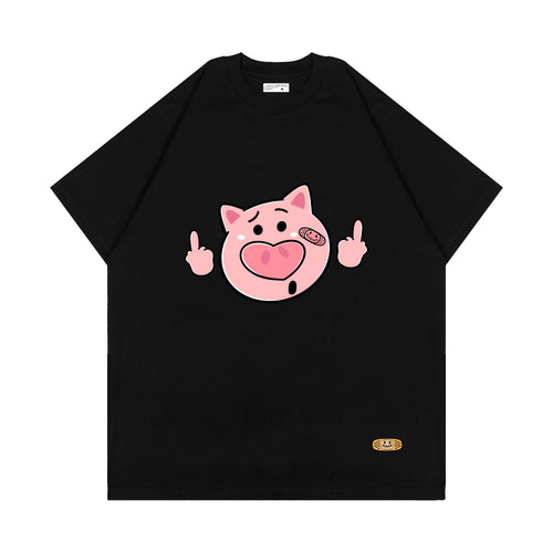 MONEY PIG T-SHIRT // BLACK