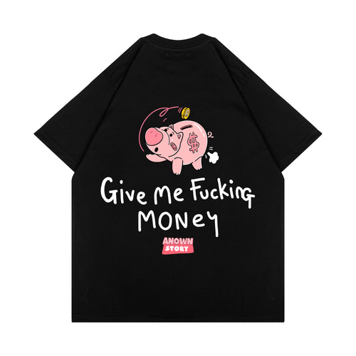 MONEY PIG T-SHIRT // BLACK