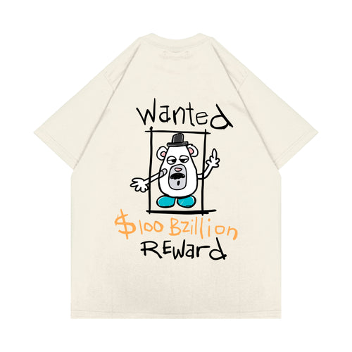 MOST WANTED T-SHIRT // BROKEN WHITE