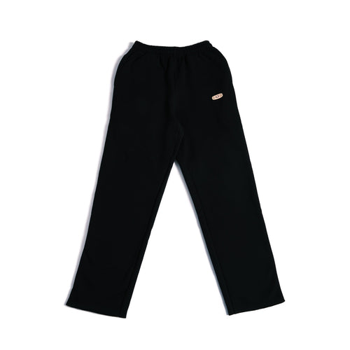 ANOWN LOGO TRACK PANTS // BLACK