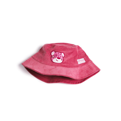 PINK BEAR BUCKET HAT // PINK