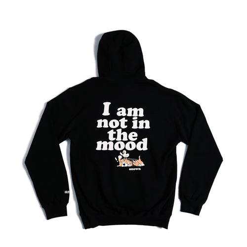 NOT IN THE MOOD HOODIE // BLACK