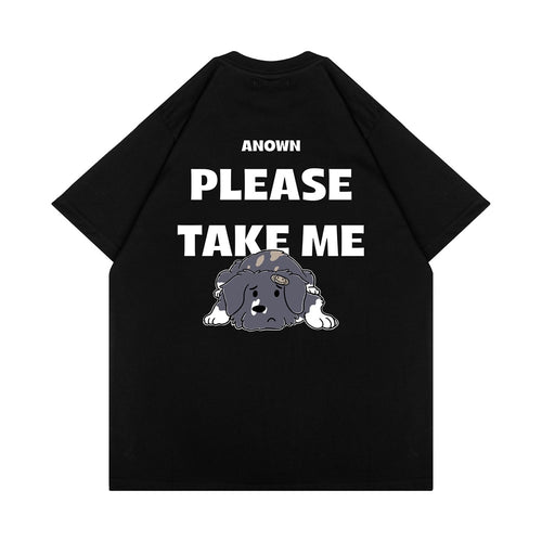 ANOWN X DEVY TAKE ME T-SHIRT // BLACK