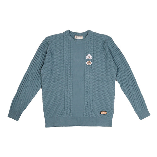 ANOWN X DEVY TWO POODLE KNIT SWEATER // GREEN