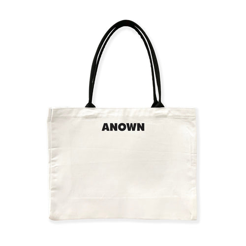 ANOWN X DEVY HUSKY HEAD TOTEBAG // WHITE