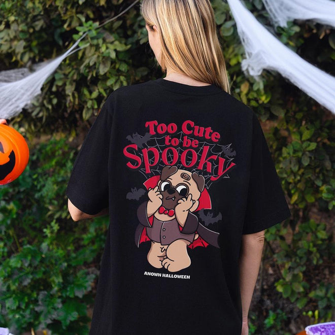 TOO SPOOKY T-SHIRT // BLACK