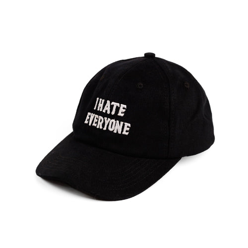 I HATE EVERYONE CAP // BLACK