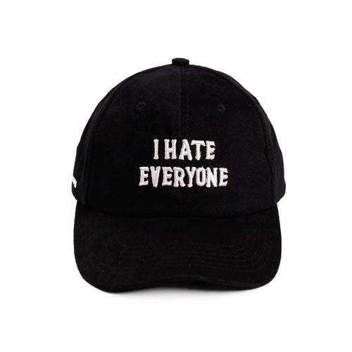 I HATE EVERYONE CAP // BLACK