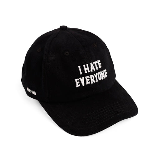 I HATE EVERYONE CAP // BLACK