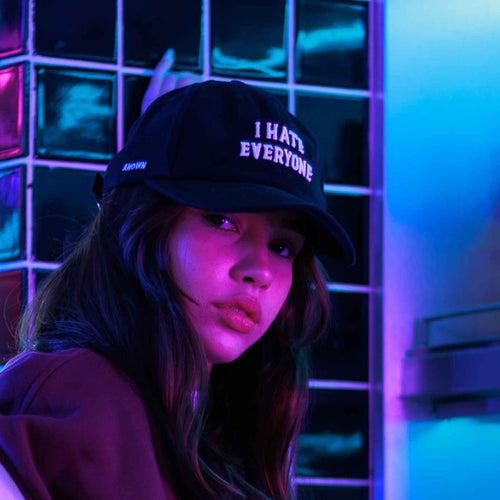 I HATE EVERYONE CAP // BLACK