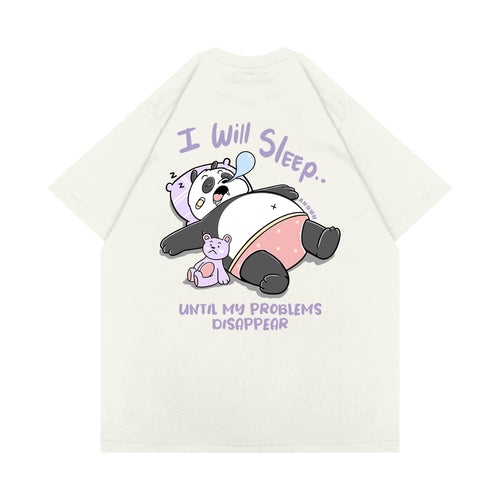 SLEEPING BILLY T-SHIRT // WHITE NETRAL