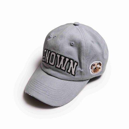 ANOWN FLAME DISTRESSED CAP // GREY
