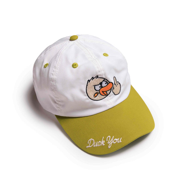 DUCK YOU CAP // WHITE GREEN