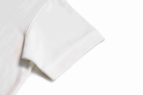 TRAVIS CROPPED POLO // WHITE NETRAL