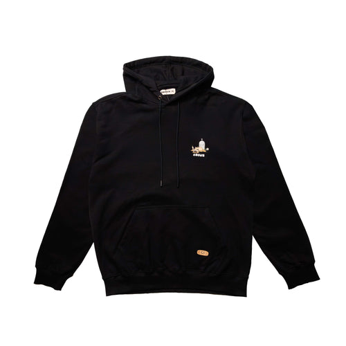 LIVE FOREVER HOODIE // BLACK