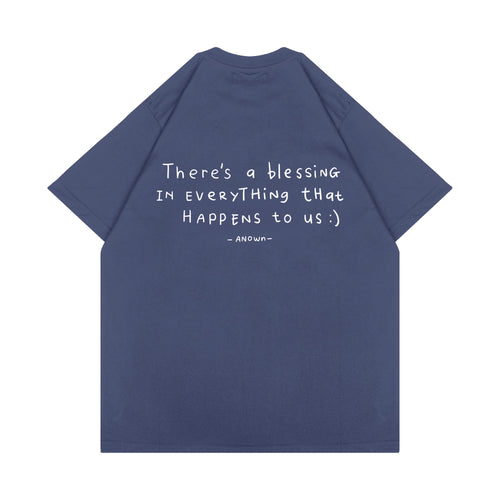 BLESS YOU T-SHIRT // INDIGO BLUE