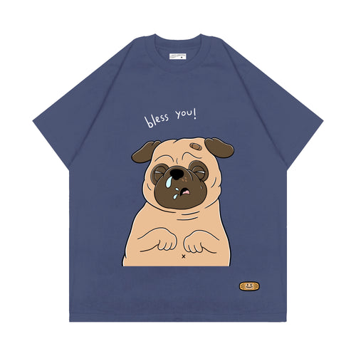 BLESS YOU T-SHIRT // INDIGO BLUE