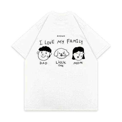 MY FAMILY T-SHIRT // WHITE