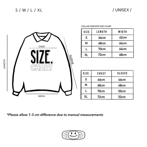 MAKE ME SMILE COLLAR SWEATER // NAVY