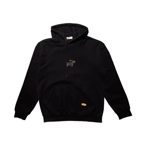 LIFE IS RUFF HOODIE // BLACK