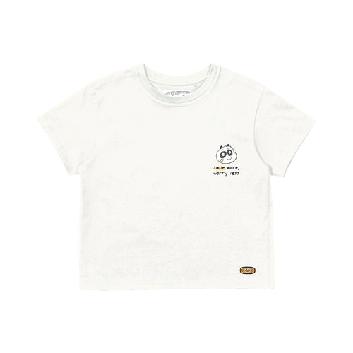 SMILE MORE WOMEN T-SHIRT // WHITE