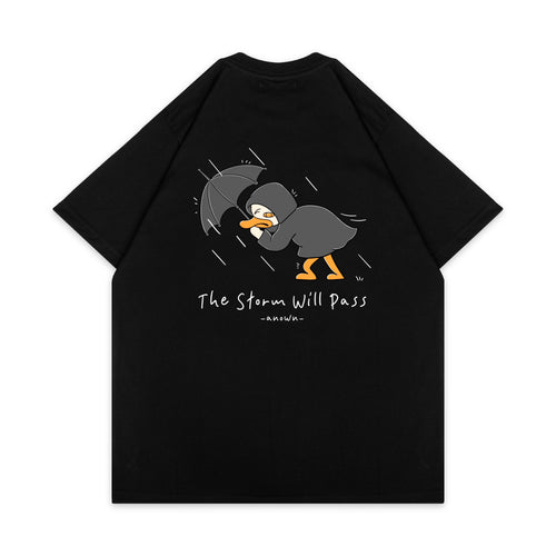 STORM STORM WILL PASS T-SHIRT // BLACK