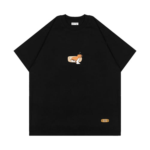 BE CAPPY T-SHIRT // BLACK