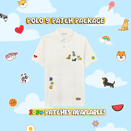 CUSTOM PATCH POLO // WHITE